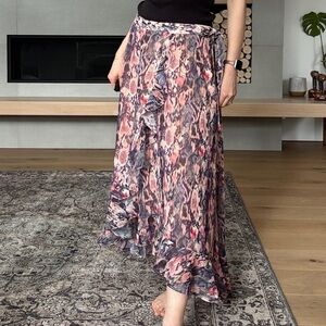 AllSaints Cosmo Masala medium Wrap Skirt